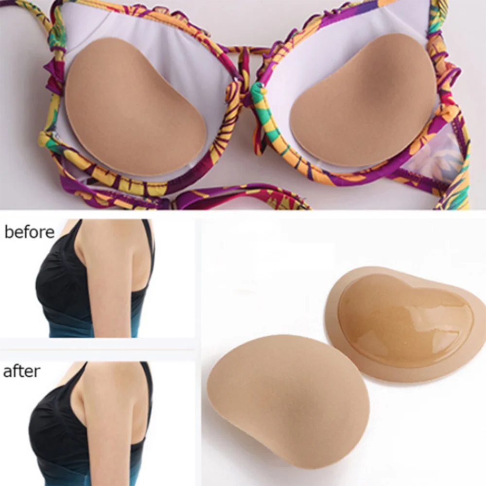 Thicken Invisible Bra Cushions Push Up Pads for The Bra Sticky Bra Pads Removable Padding Inserts Cups Chest Push Up Padding