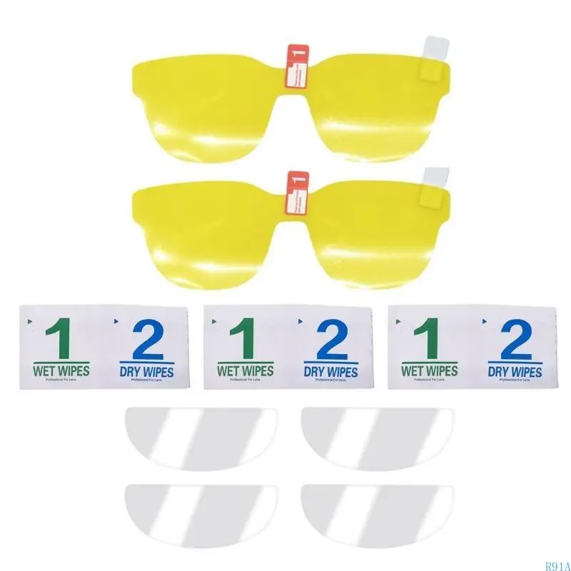 R91A 1Set AR Glasses Lens Film Protectors Scratch Resistant High Optical Claritys for Air 3/2 AR Glasses Daily Use