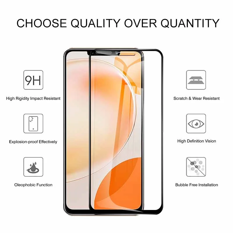 6in1 Full Cover Protective Glass Case For Huawei nova Y91 4G Camera Protector For Huawei Enjoy 60X novaY91 6.95in Tempered Films