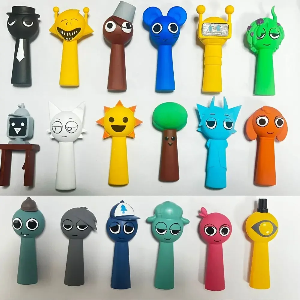 حار 12 قطعة/المجموعة Sprunki أرقام اللعب Sprunki Sprunki أرقام Sprunki لعبة الكرتون الأطفال هدايا عيد الميلاد هدايا عيد الميلاد اللعب