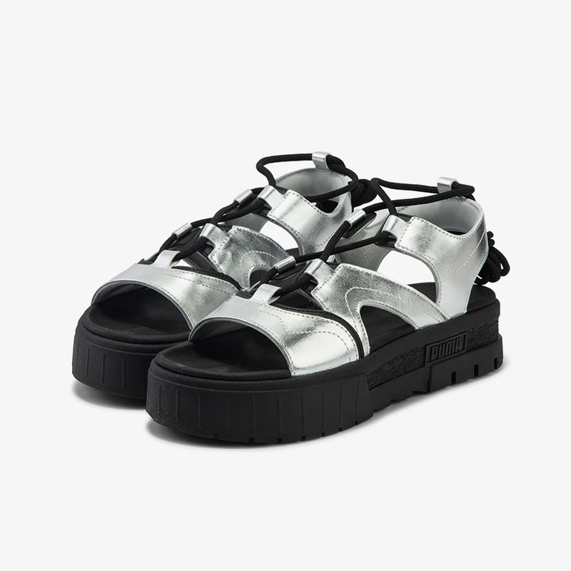 

PUMA Authentic Sports Women's Lace-up Platform Durable Fashion Sandals 399502-01