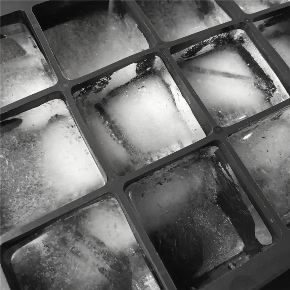 

2 pcs Silicone Ice Cube Trays Molds Food Grade Non-Stick Flexible Bpa Free For Ice Chocolate Pudding Candy Making Microwave Oven