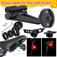 Bicycle Saddle Rail Rear Light Bracket Tail Light Saddle Support Bicycle Taillight Saddle Rail Mount for Garmin Varia Radar