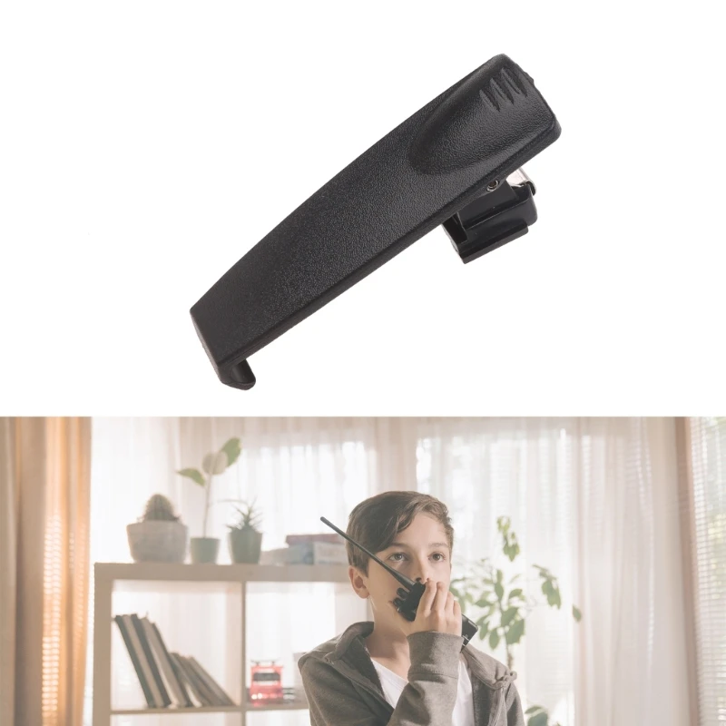 Abrazadera trasera para Radio 2 vías, Clip para cinturón Walkie Talkie para STP8000, STP8038, STP8035, STP8040, STP9000,