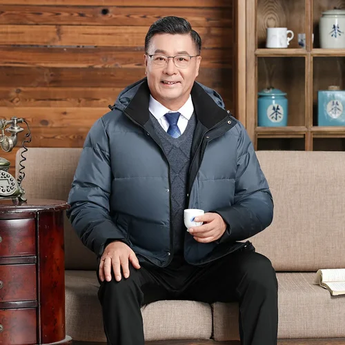 따뜻한 화이트 구스 다운 재킷 남성용 겨울 코트, 캐나다 방풍 후드 다운 코트, 두꺼운 다운 파카, 남성 최고 품질 야외 