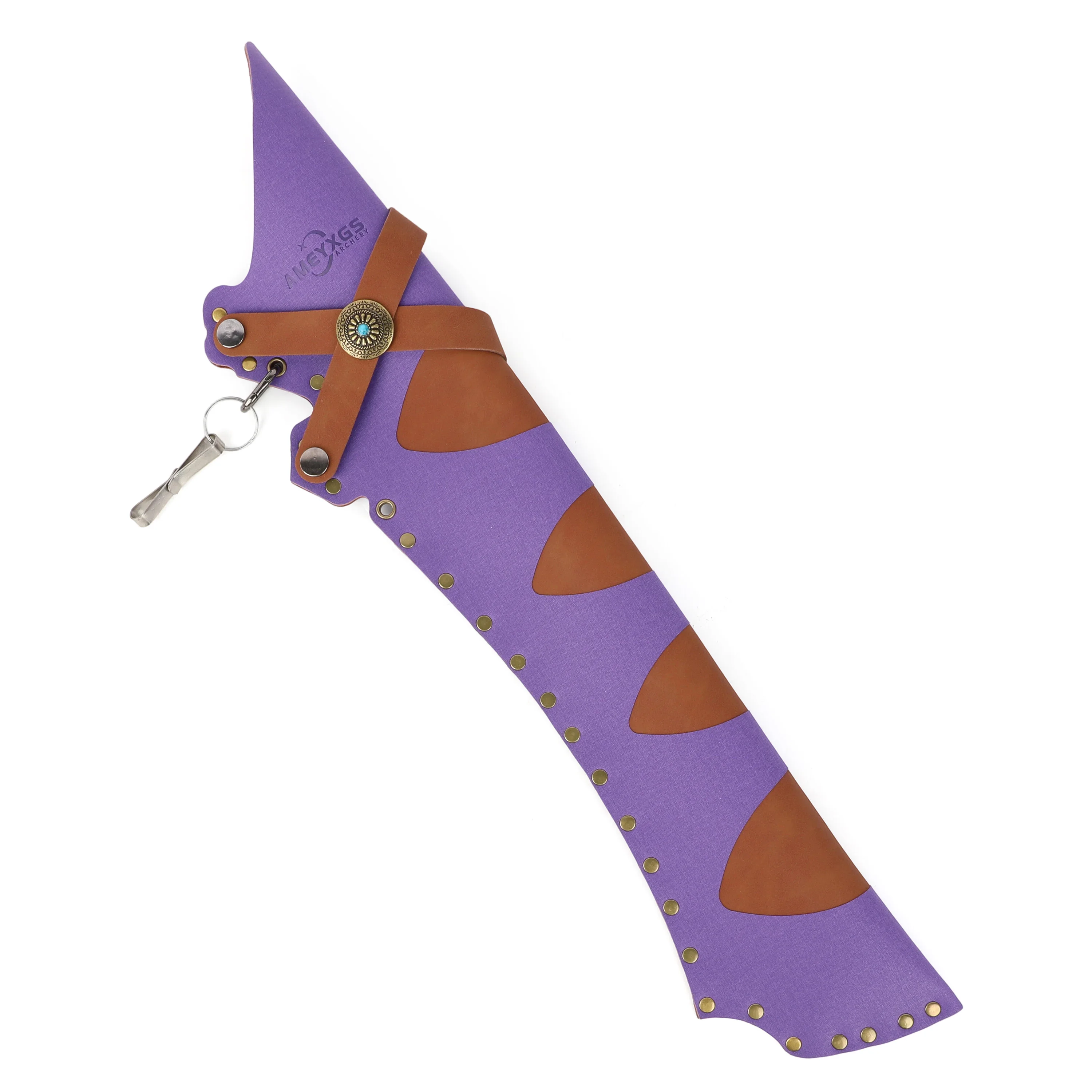 

Hands-Free Waist Hanged PU Leather Archery Quiver Left/Right Hand Adjustable for Hunting Shooting Accessories