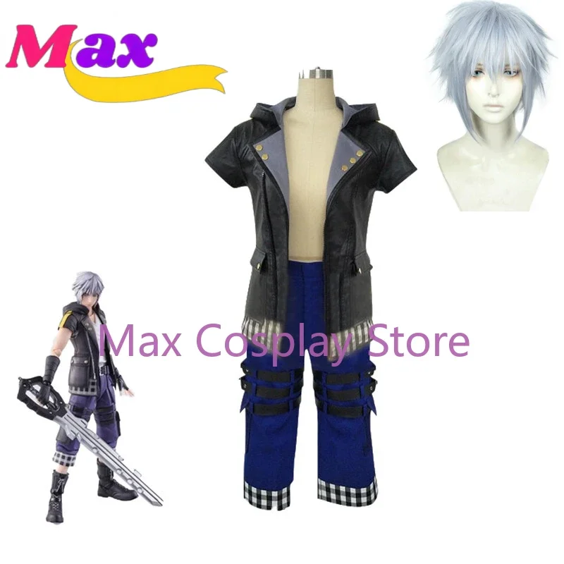 Anime Kingdom Hearts Game Riku Cosplay Costume Uniform Outfit Custom Made