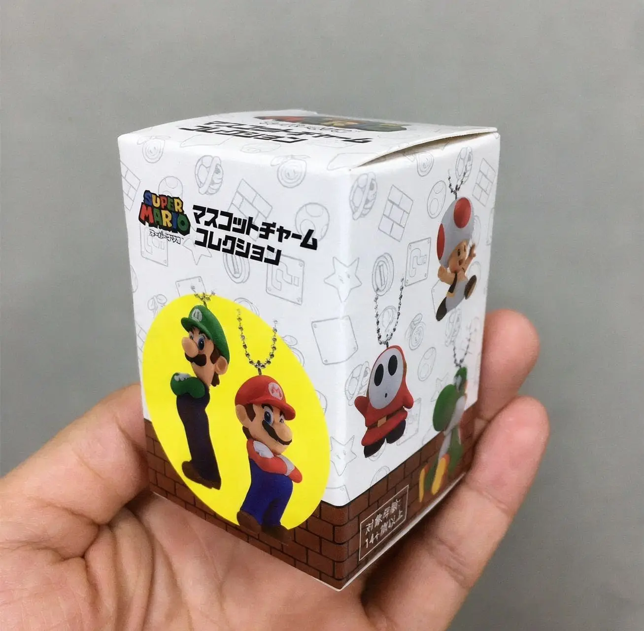 Super Mario Serie Blind Box PVC Schlüsselanhänger Luigi Yoshi Toad Boo Bobomb Cartoon Figur Taschenanhänger Sammlerstück Deko Geburtstagsgeschenke – Detail 6