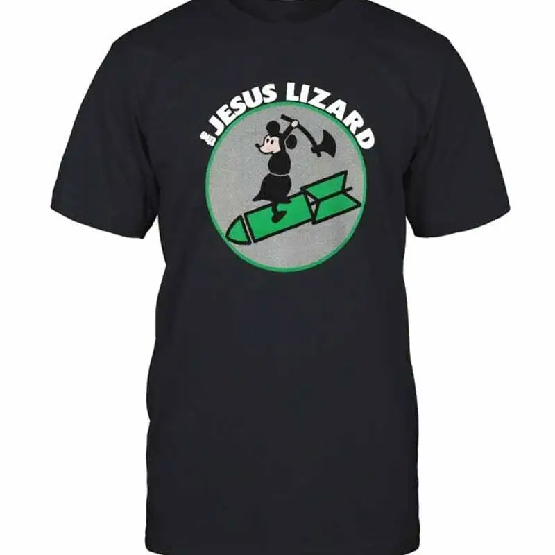 Novo jesus lagarto banda bang t camisa clássico engraçado preto tamanho s 5xl