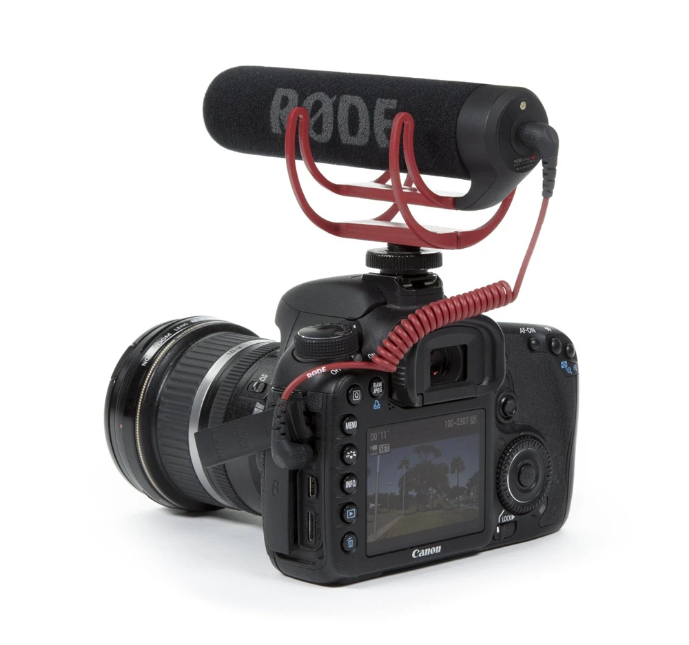 ميكروفون DSLR Rode VideoMic Go كاميرا فيديو ميكروفون لكاميرات Canon Nikon Sony ميكروفون Rode Go Rycote Video Mic