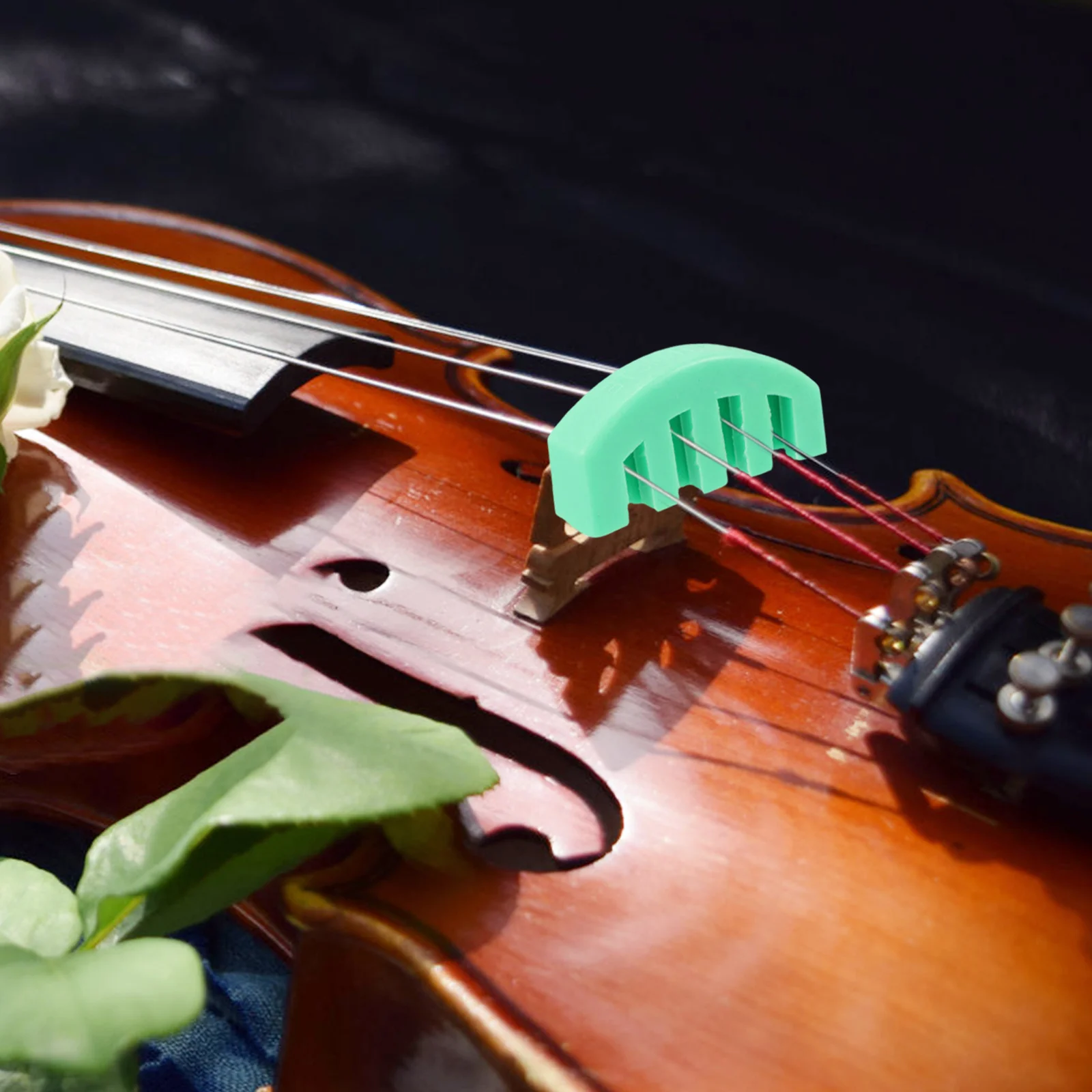 

Violin Mute Small Lightweight Rubber Practice Mute For Violin Five-Claw Design Portable Stringed Instrument Accessories