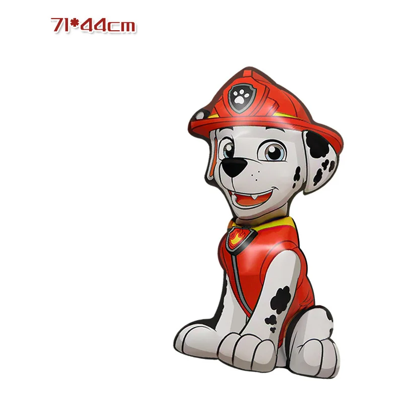 45 Zoll Riesiger Stehender Paw Patrol Ballon Cartoon Chase Folienballon für Kinder Jungen Geburtstagsparty Deko Paw Patrol Themen-Zubehör