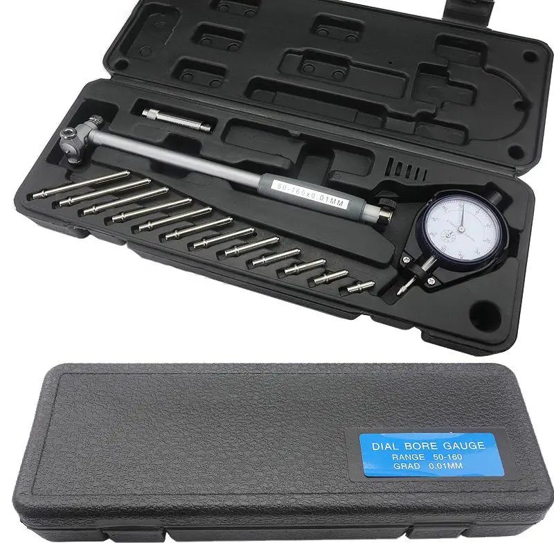 

New Digital Dial Bore Gauge Set High Accuracy Inner Diameter Measurement Indicator Engine Cylinder Measuring Tool