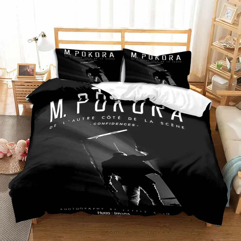 M. Pokora Bedding Set Single Double Bed Queen Size Duvet Cover and Pillowcase Adult Children's Bedroom Fashion Bedspread Gift