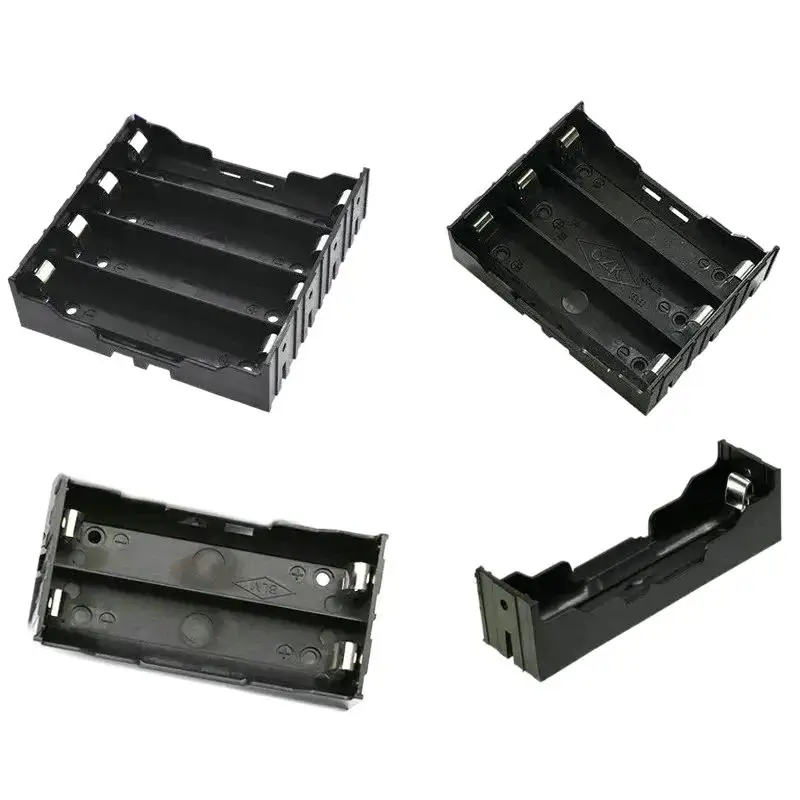 

ABS 18650 Power Bank Cases 1X 2X 3X 4X 18650 Battery Holder Storage Box Case 1 2 3 4 Slot Batteries Container With Hard Pin