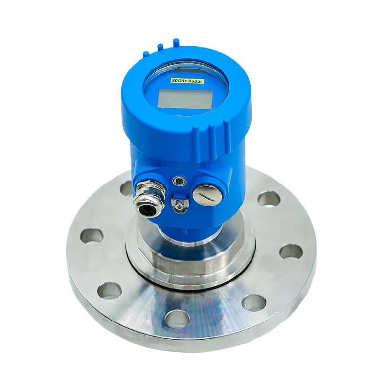 Veinasa XS-RD80G 80Ghz Non-Contact Radar Level Sensor FMCW Technology 24V DC RS485 ModBus/4-20mA Output for Steam Applications