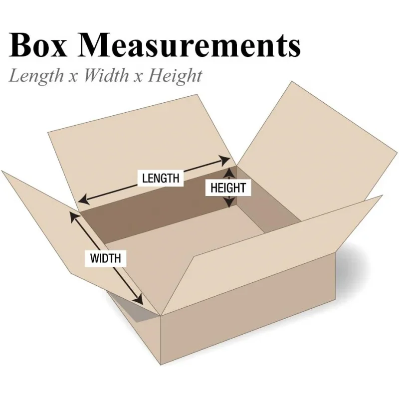 Brand P10104100PK Flat Corrugated Boxes, 10 L x 10 W x 4 H, Kraft (of 100)