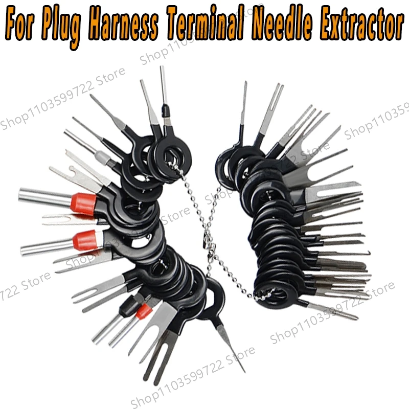 For Car Plug Harness Terminal Withdrawal Needle Pusher Needle Auto Repair Tool Special Harness Equipment Auto Repair Accessories