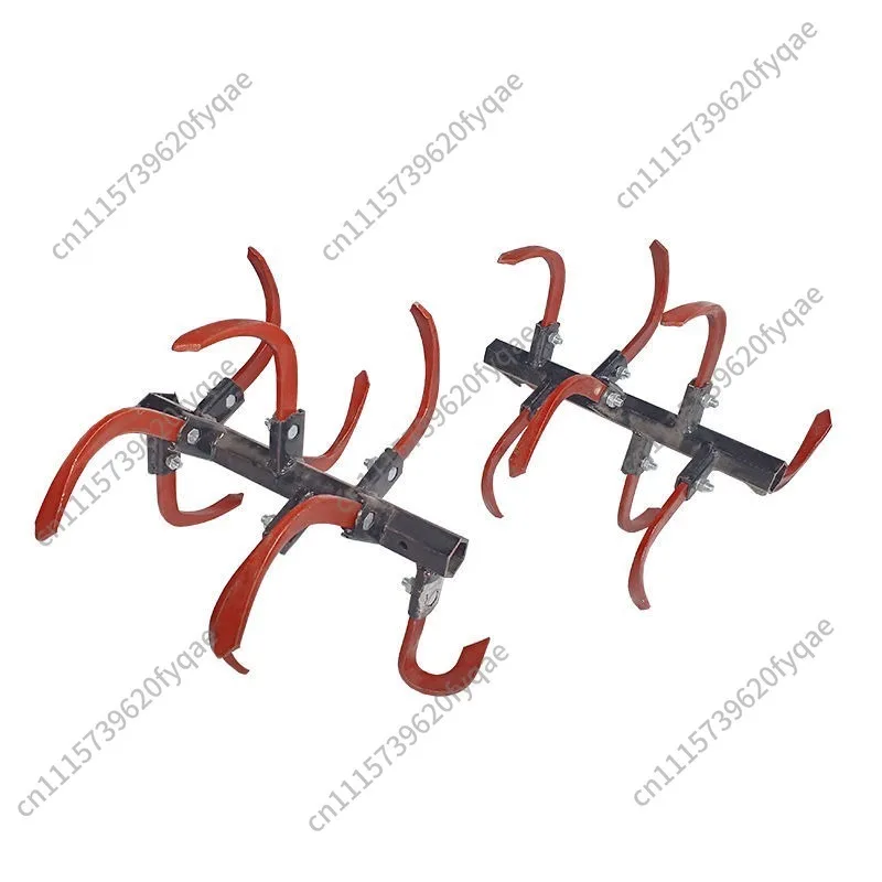 Mini Tiller Deep‑Tillage Assembly, Heavy‑Duty Rotary Tiller Parts for Hard Clay Soil Loosening and Plowing Work