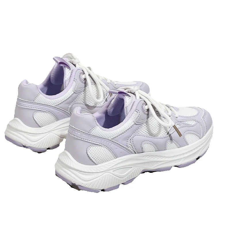 Warrior Women's Shoes 2025 New Summer Thin Mesh Breathable Casual Shoes Lightweight Dad Shoes Hiking Shoes For Women_vogvips.com