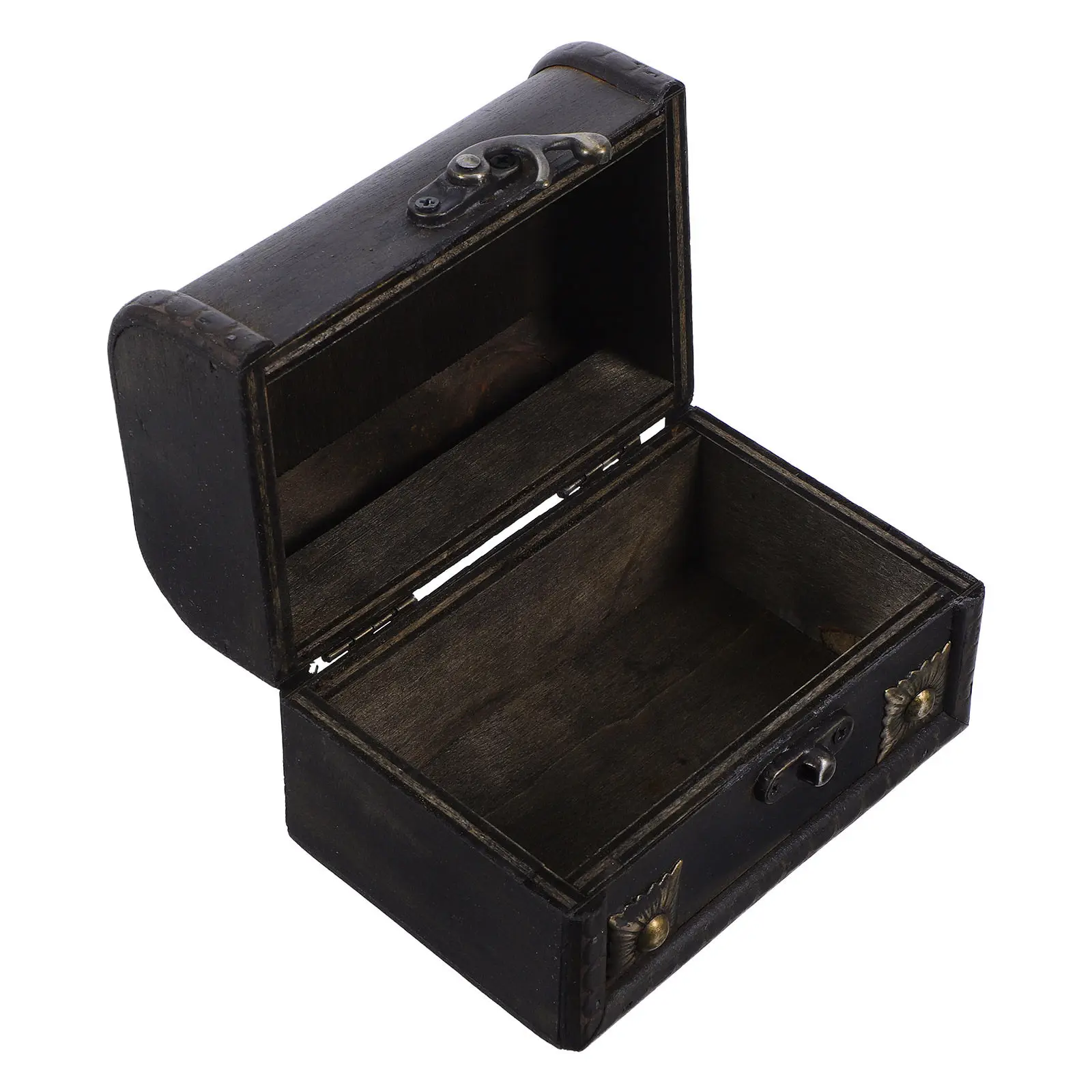 Chinese Retro Wooden Storage Box Vintage Desktop Organizer Decorative Jewelry Treasure Holder Decorative Wooden Storage Case