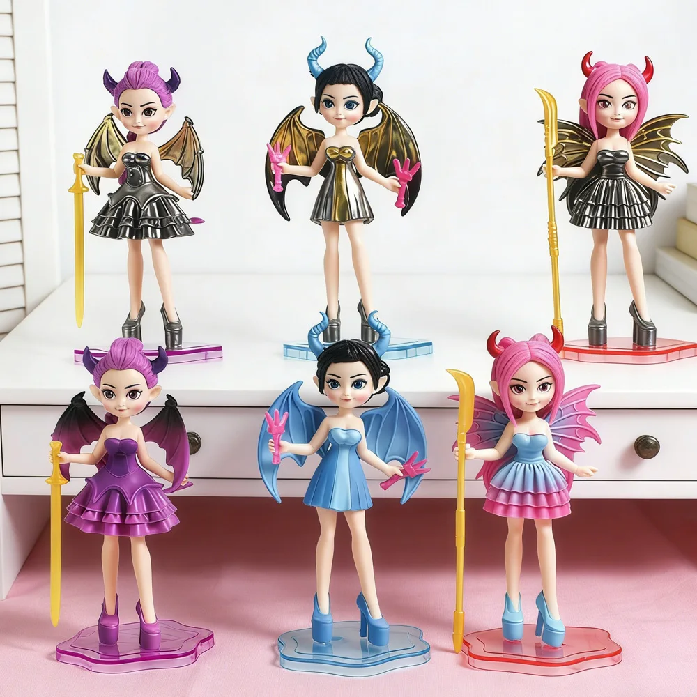 Nuovo K-pop Demon Hunters Witch Series Demon Hunting Girl Blind Box PVC Figure Action Figures Figurine da collezione Giocattoli Regalo