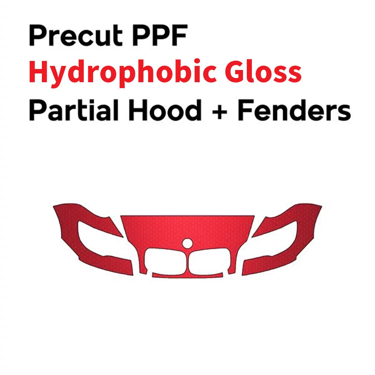 

PreCut PPF Paint Protection Film Gloss DIY Clear Bra Kit for BMW X6M 2012-2014 Partial Hood Fenders Mirrors