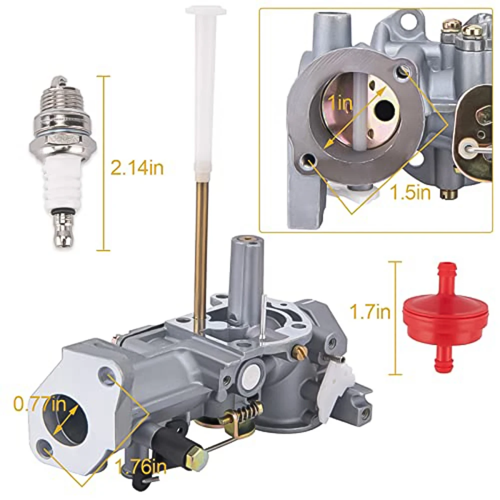 OEM Style Carburetor for BR and STR Engine Series Fits 498298 495951 Used in Lawn Mowers and Portable Generators
