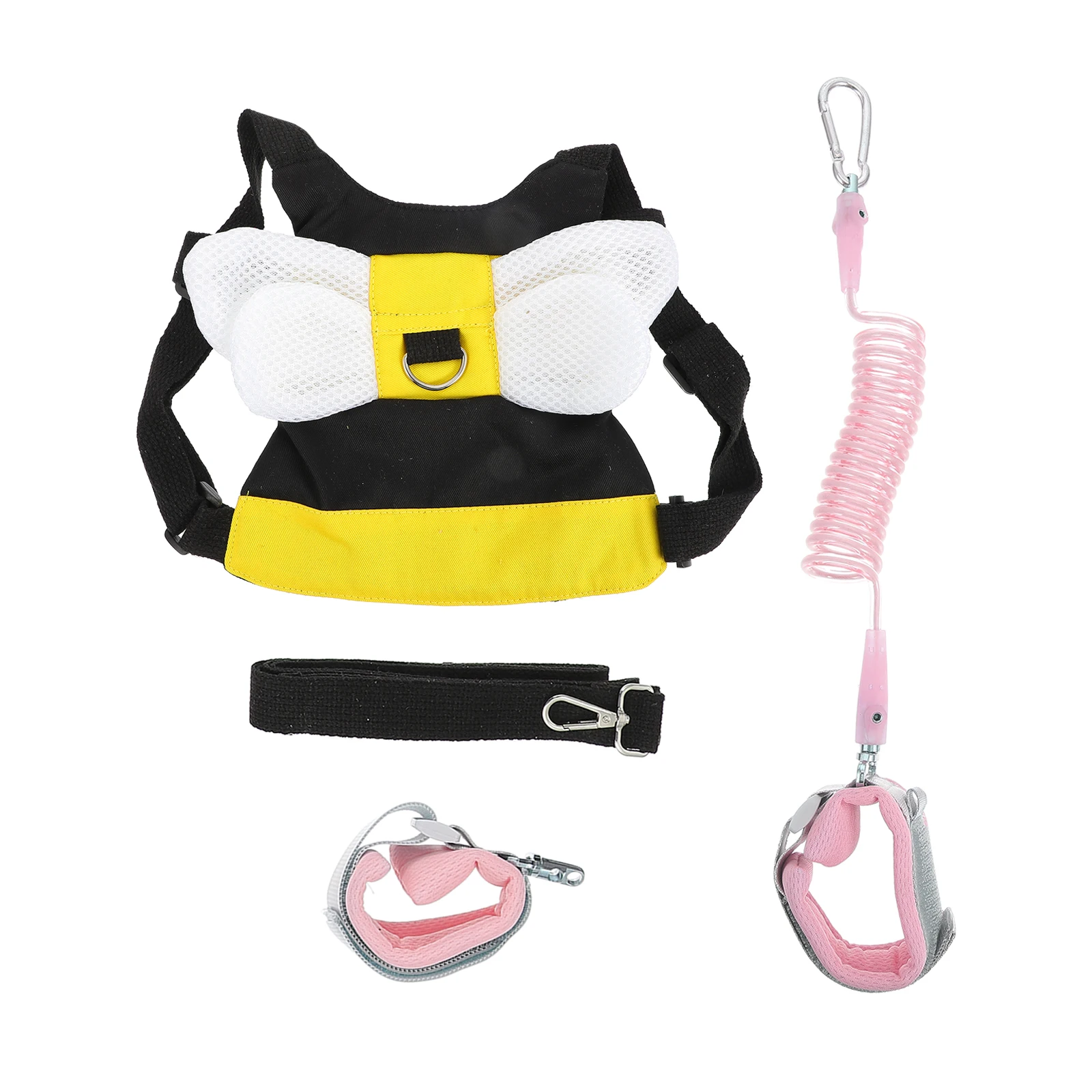 

Toddler Anti Lost Strap Kids Harness Leash 1.5m Adjustable Safety Traction Rope Breathable Polyester Plastic Reins for Toddlers