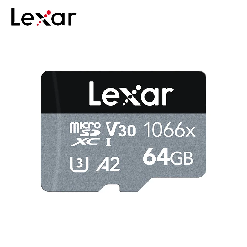 Lexar Micro SD Card UHS-II U3 A2 V30 Flash Memory 64GB 128GB 256GB 512GB 1TB High Speed 160MB/s Class10 1066x TF Card for Phone