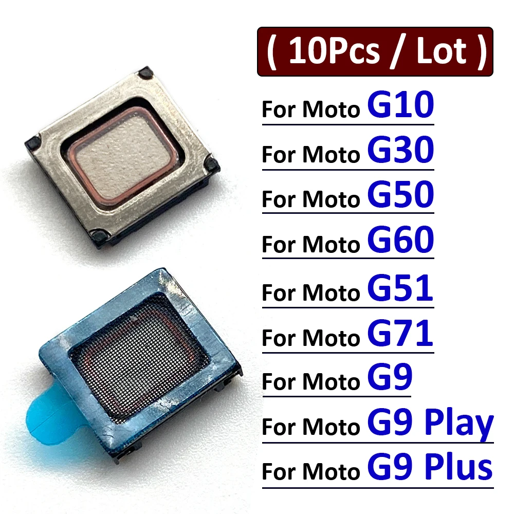 

10Pcs, Earpiece Ear Speaker Sound Receiver Flex Cable For Motorola Moto G10 G30 G50 G51 G60 G9 Play Plus