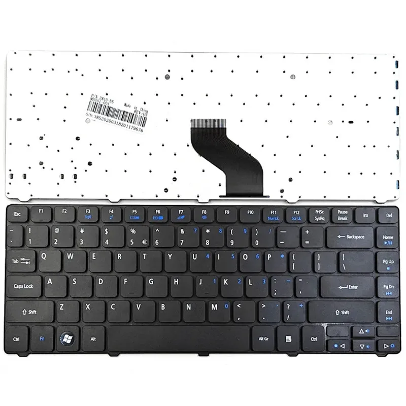 Teclado de Laptop US para ACER Aspire 3810 4745G D640G 3750G 4250 4352G 3820G 4560 4736Z 4535G 4741G 4551 4540 4535