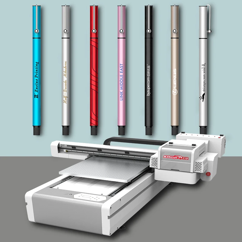 Direct uv glass metal bottle pencil pen printing machine