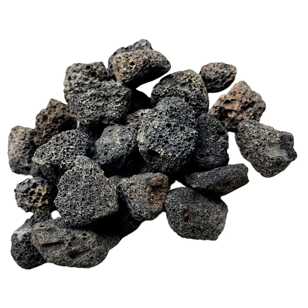 1 حقيبة الأحجار البركانية الطبيعية السلس الزخرفية الصخور لخزان الأسماك المزارعون ديكور مكتب المنزل الحرفية حلية حوض السمك حجر هدية