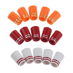 10 Pcs Golf Iron Ferrules 0.355 Size White Red Orange Plastic 9.2*20*13.7mm Fit For Irons Shaft Golf Club Replacement Accessory