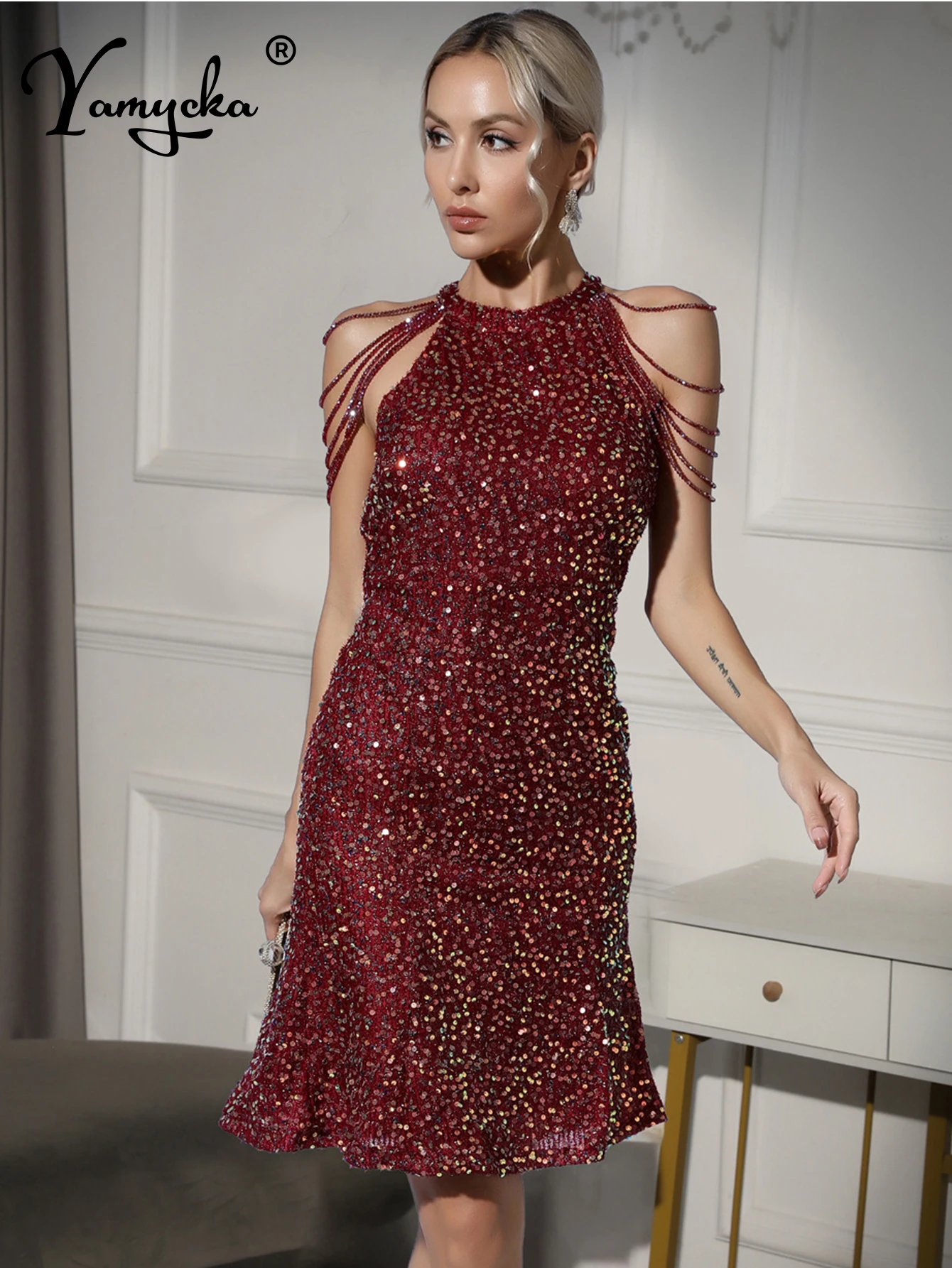 Sexy Backless Mini … - image