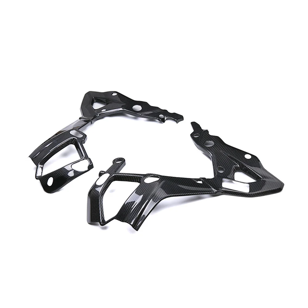 ل BMW S1000XR S 1000 XR 2020 2021 2022 2023 2024 ريال جاف ألياف الكربون غطاء إطاري لوحات جانبية هدية دراجة نارية الملحقات