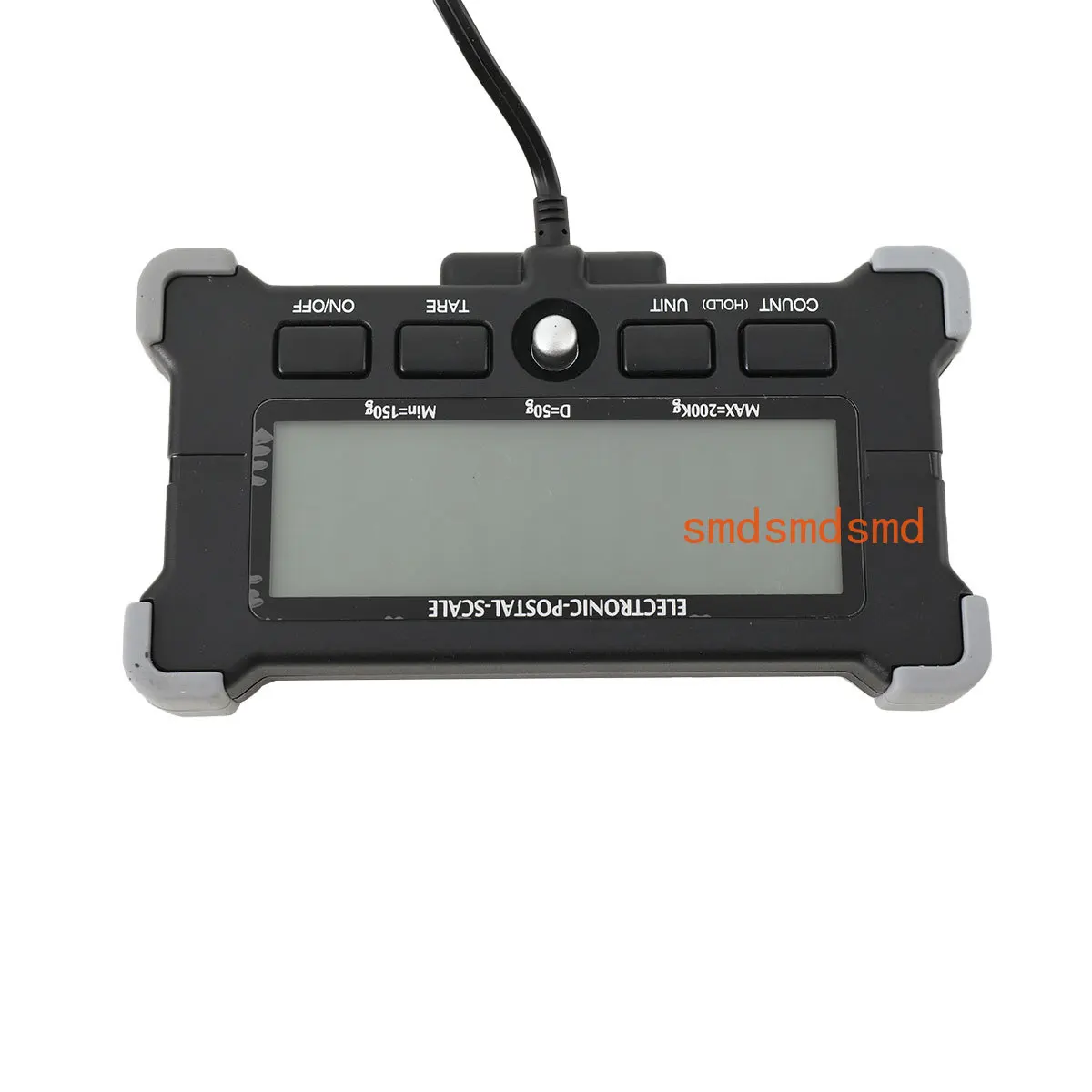 الرقمية 200 كجم 10 كجم البريد الإلكتروني الفولاذ المقاوم للصدأ الطابق مقياس LCD الخلفية عرض الشحن المحمولة #4