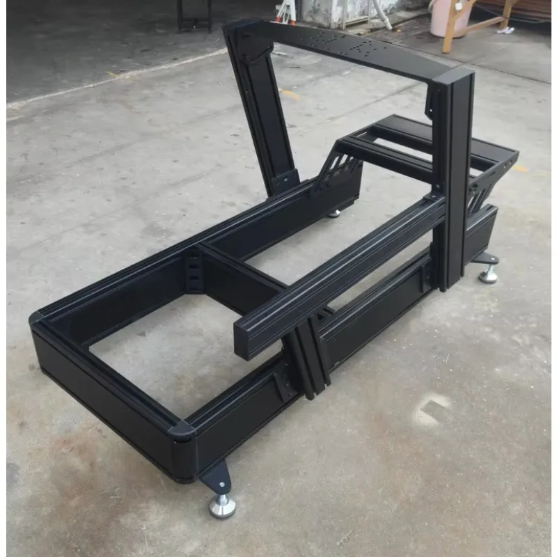 2024 ization Game Racing Driving Simulator Aluminum Frame 40160 Black Aluminum Profile For Sim Racing Rig