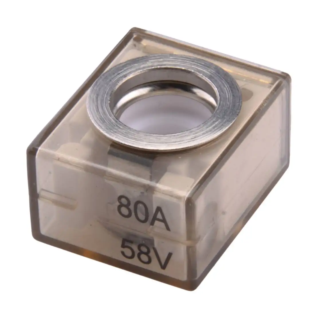 

Waterproof 80A Marine Rated Battery Terminal Fuse Only 58V Maximum Fit For Car RV