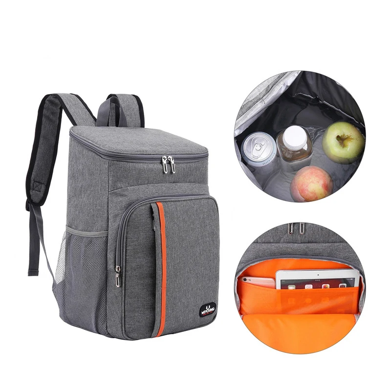 Thermo Lunch Cooler Bag Picnic Thermal Food Delivery Ice Backpack Camping Refrigerator Insulated Pack Accessories Supplies