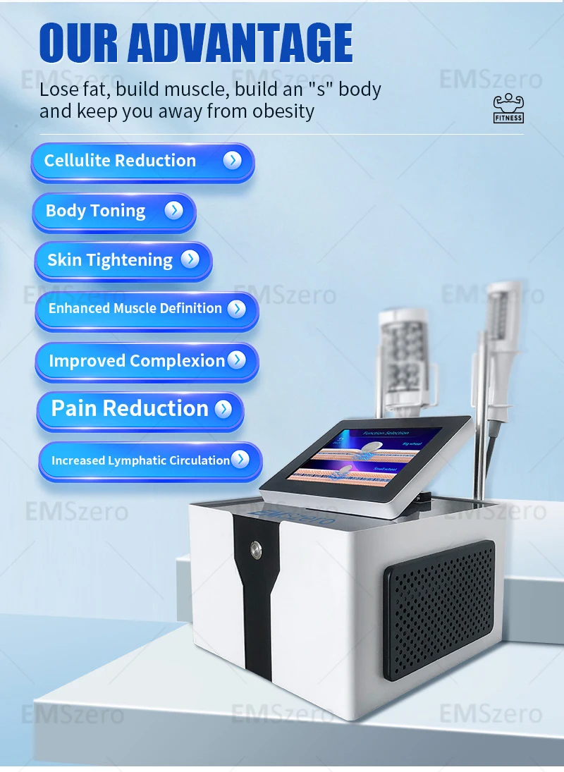 EMSzero 2 in 1 RF Machine 2025 Profesional Body Sculpting Muscle Stimulation Fat Removal EMS PRO