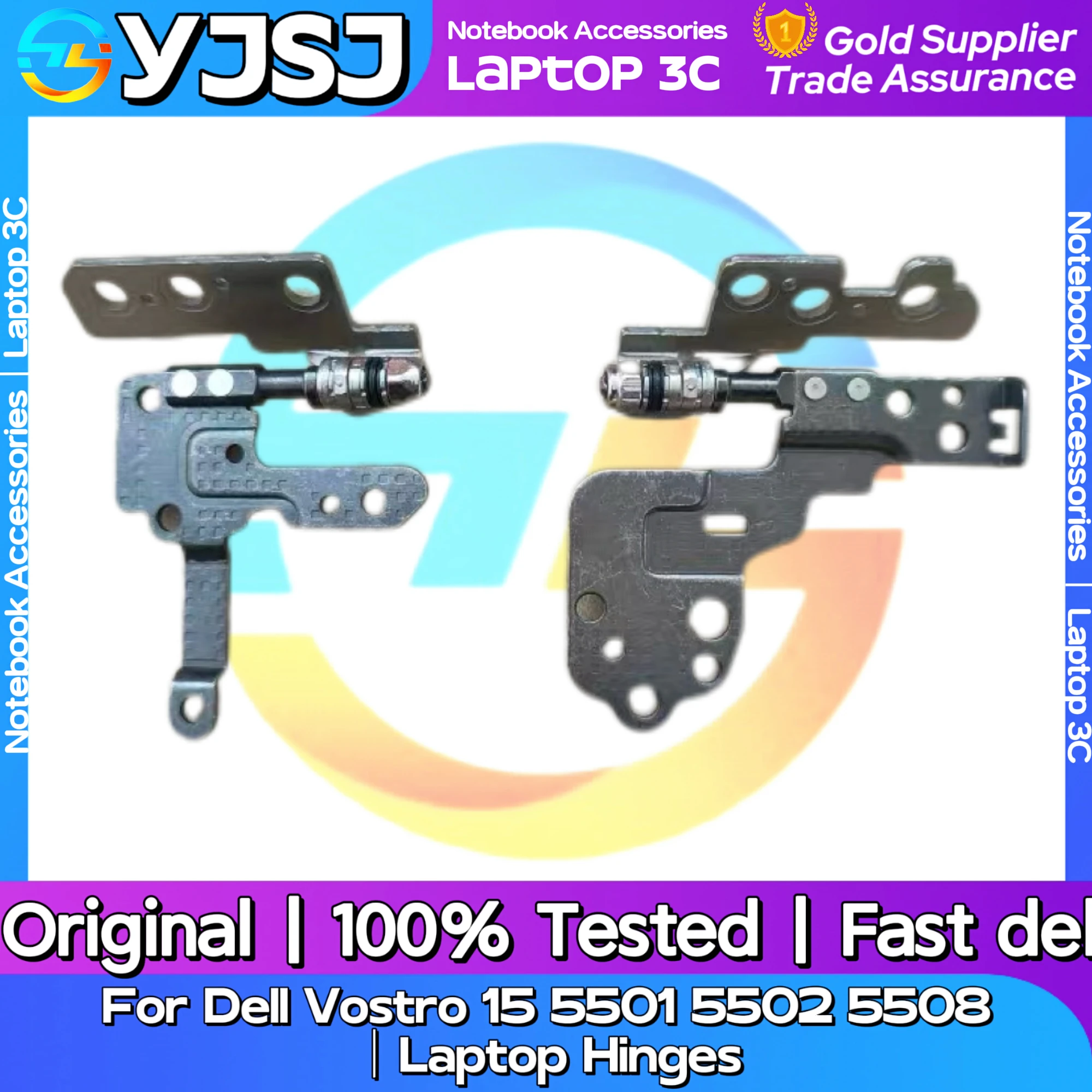 New Original Laptop Notebook Hinges For Dell Vostro 15 5501 5502 5508 built-in left and right Hinges LCD Screen Hinge