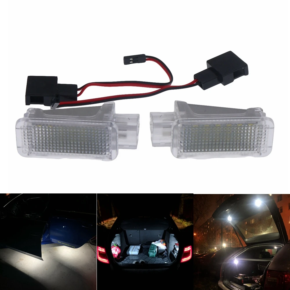 

Eonstime 2PCS LED Foot Courtesy Light Lamp for AUDI A2 (8Z) 5-door A3/S3 (8P) A4 B5 B6 B7 B8 RS4 A5/S5 A6/S6 A8/S8 Q5 TT R8