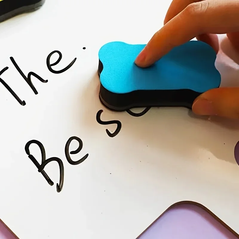 Gomme magnétique effaçable à sec, 1 pièce, nettoyant pour tableau blanc, marqueur effaçable à sec, essentiel pour l'école et le bureau