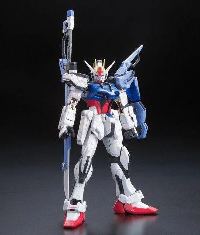 Originale Bandai Gundam Seed 1/144 RG FX-550 Skygrasper Launcher/Sword Pack Anime Action Figure Modello di Montaggio Raccogliere Ornamento