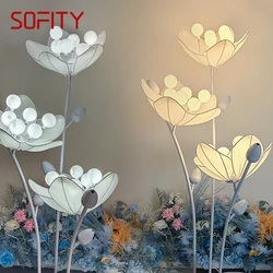 Современные цветы SOFITY, Свадебные огни, праздничная атмосфера, искусственное украшение для сцены, дороги