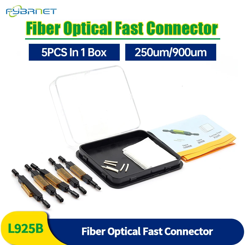 10/20/50 PCS L925B Fiber ptical quick connector Fiber Optic Fast Connector Fiber Mechanical Splice for Drop Cable