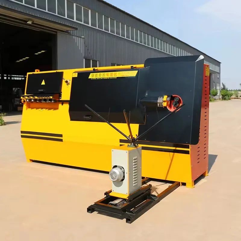 Automatic Cnc Steel Bar Hoop Bending Machine Rebar Straightening Bending Hoop Cutting Machine Rebar Bend Hoop and Cuter Machine