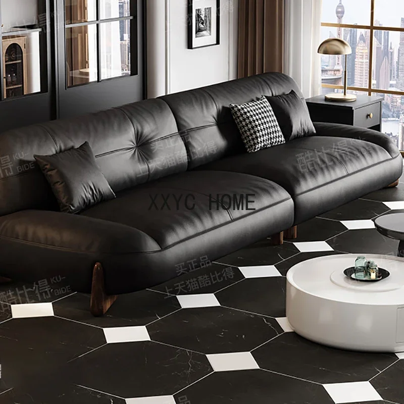 

Luxury Design Leather Living Room Sofas Nordic Pillow Covers Sofas Relax Interior Retro Elegantes Meuble Bedroom Furniture